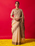 The Royal Cream Muga Silk Saree with Blouse Fabric